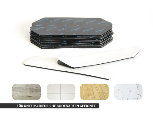 Antislipstrips 25 x 130 mm, 16 stuks