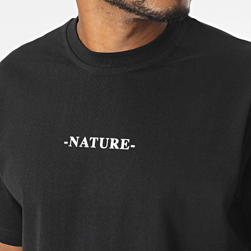 Tee Shirt Oversize Large Noir