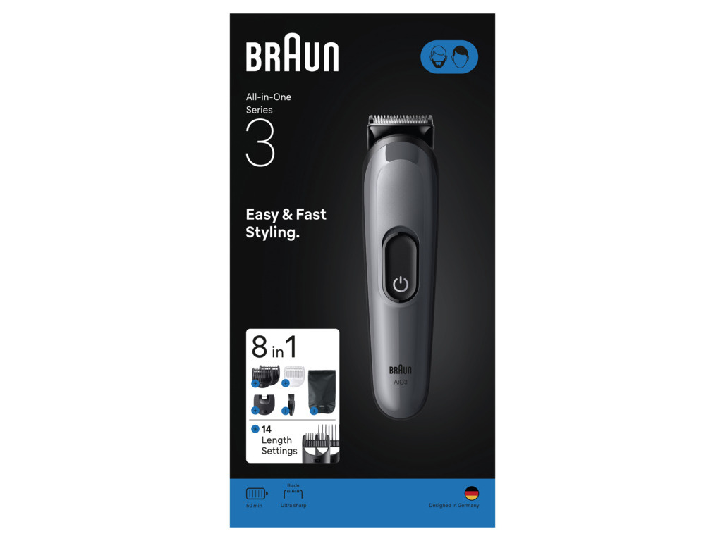 APARADOR MULTIFUNÇÕES BRAUN MGK3540 8 EM 1