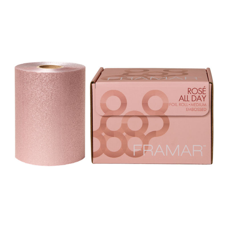 Aluminium gaufré en rouleau Foil Roll Medium Embossed rosé all day