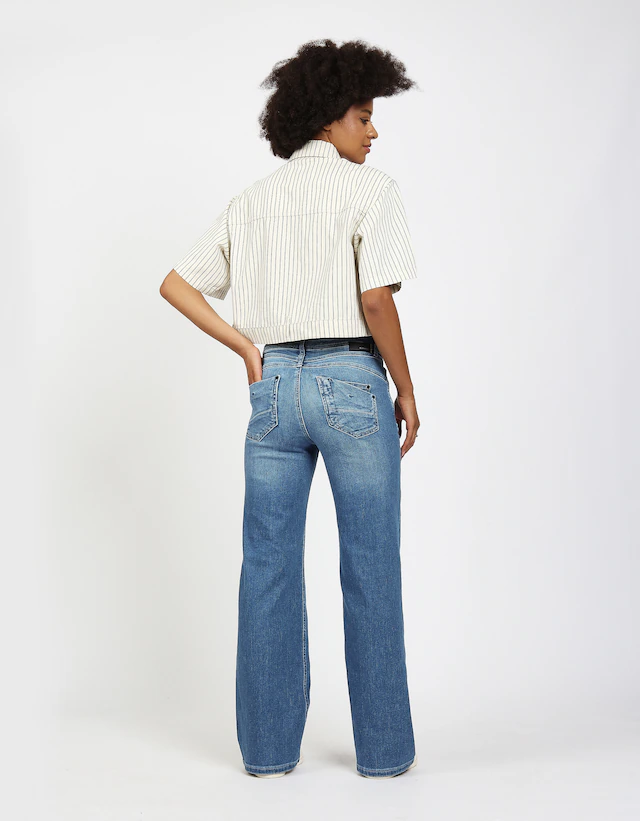 GANG 5-Pocket-Jeans »94AMELIE WIDE LONG« Long = 4 cm länger