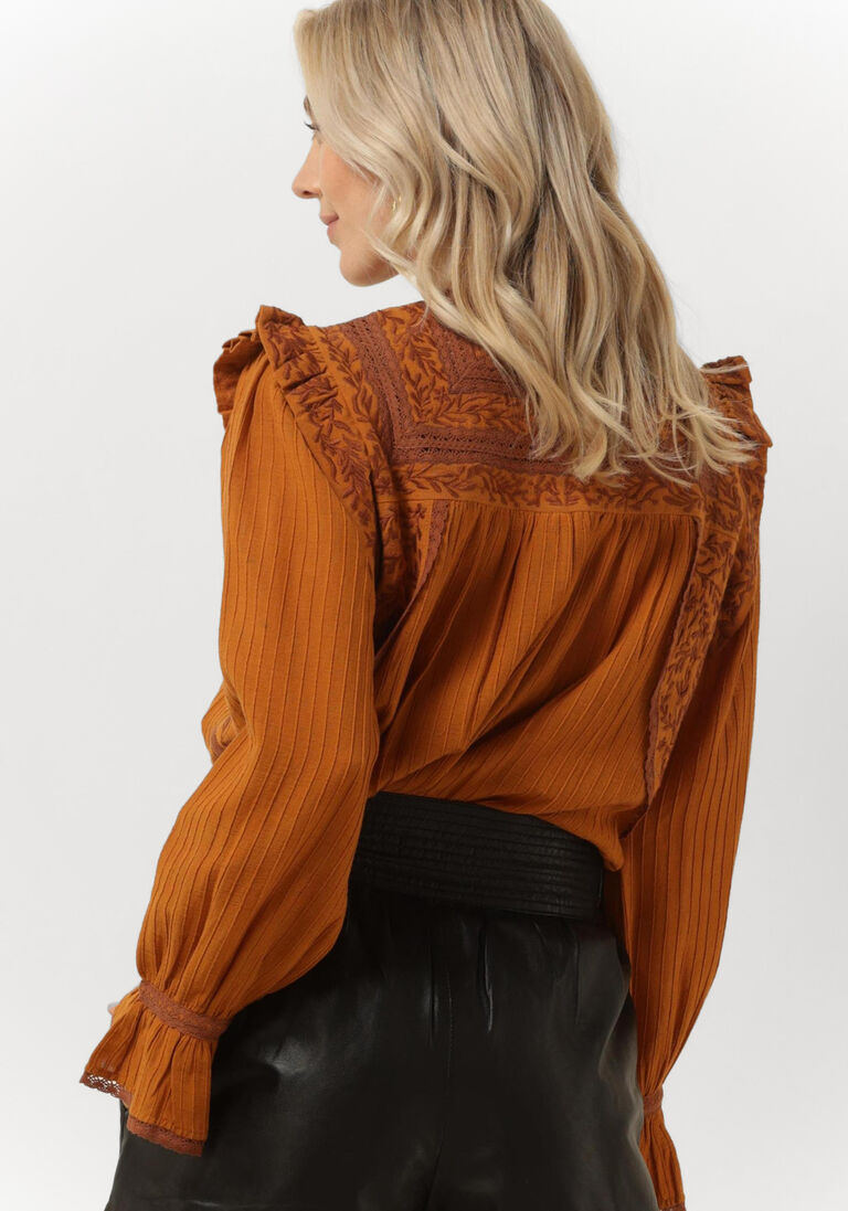 ANTIK BATIK bruine antik batik blouse bernardo blouse