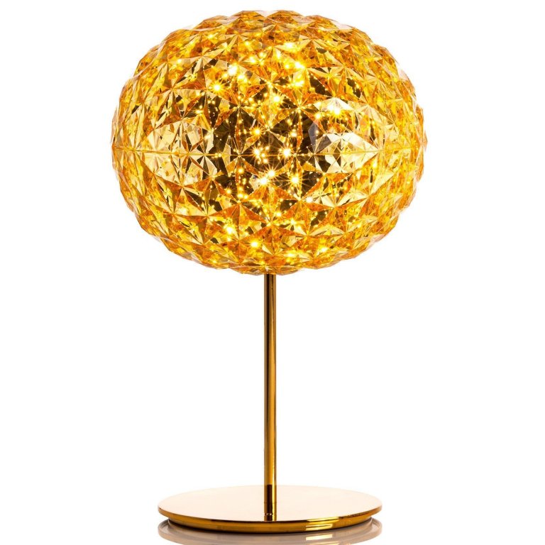 Kartell Planet High tafellamp LED geel