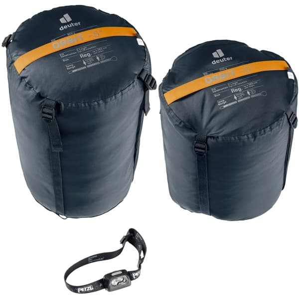 Sac de couchage DEUTER ORBIT-5° CHESTNUT/INK