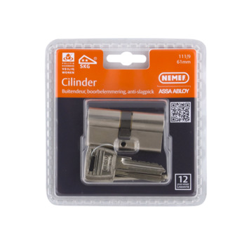 NEMEF veiligheidscilinder NF2 30/30 mm SKG 2-sterren