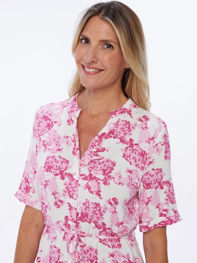 Big Shirt im floralen Print