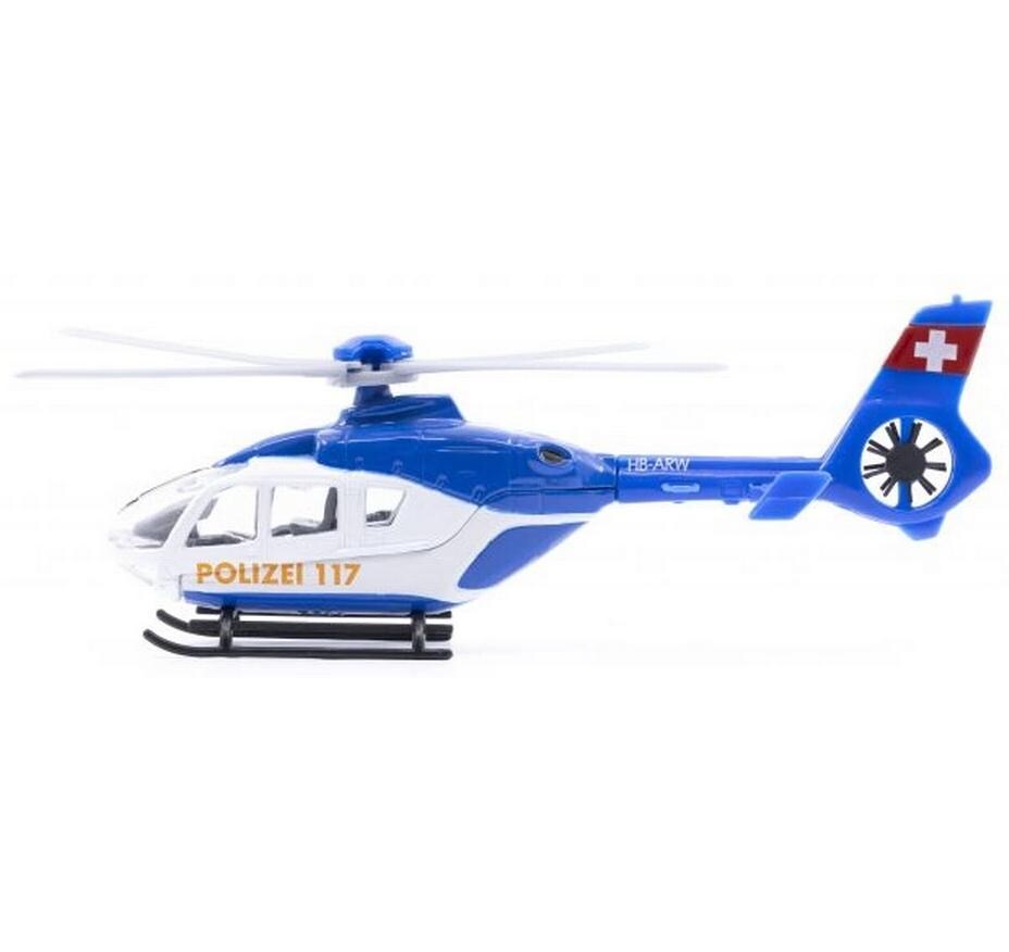 Toy EC-135 Polizei Helikopter 1:72Mini Polizei Helikopter ca. 13 cm
