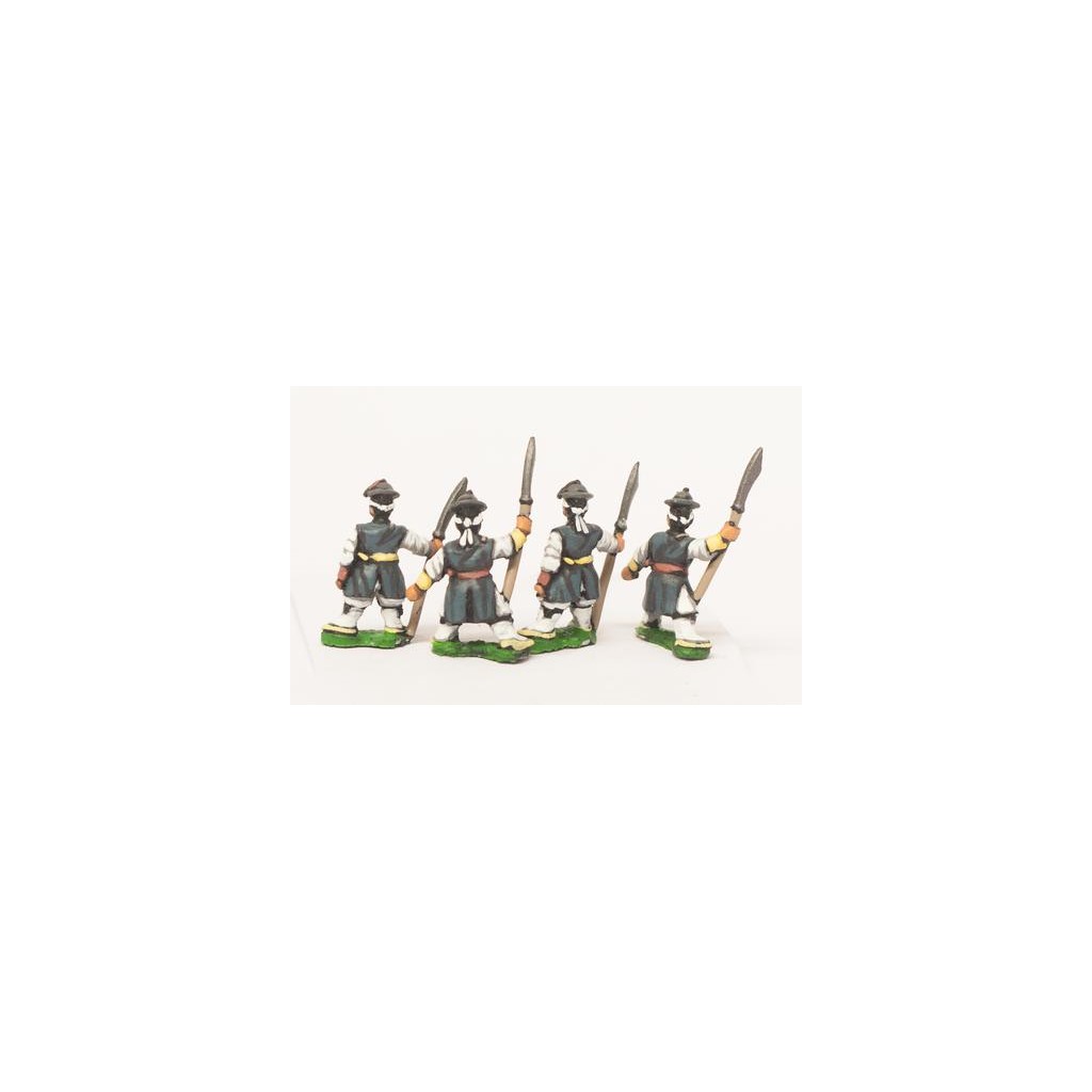 Late 16th Century Korean: Medium Infantry with Halberds