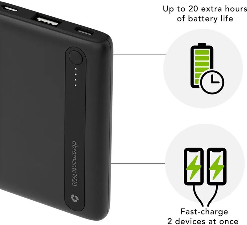 dbramante1928 re-charge Lithium-Polymeer (LiPo) 5000 mAh Zwart