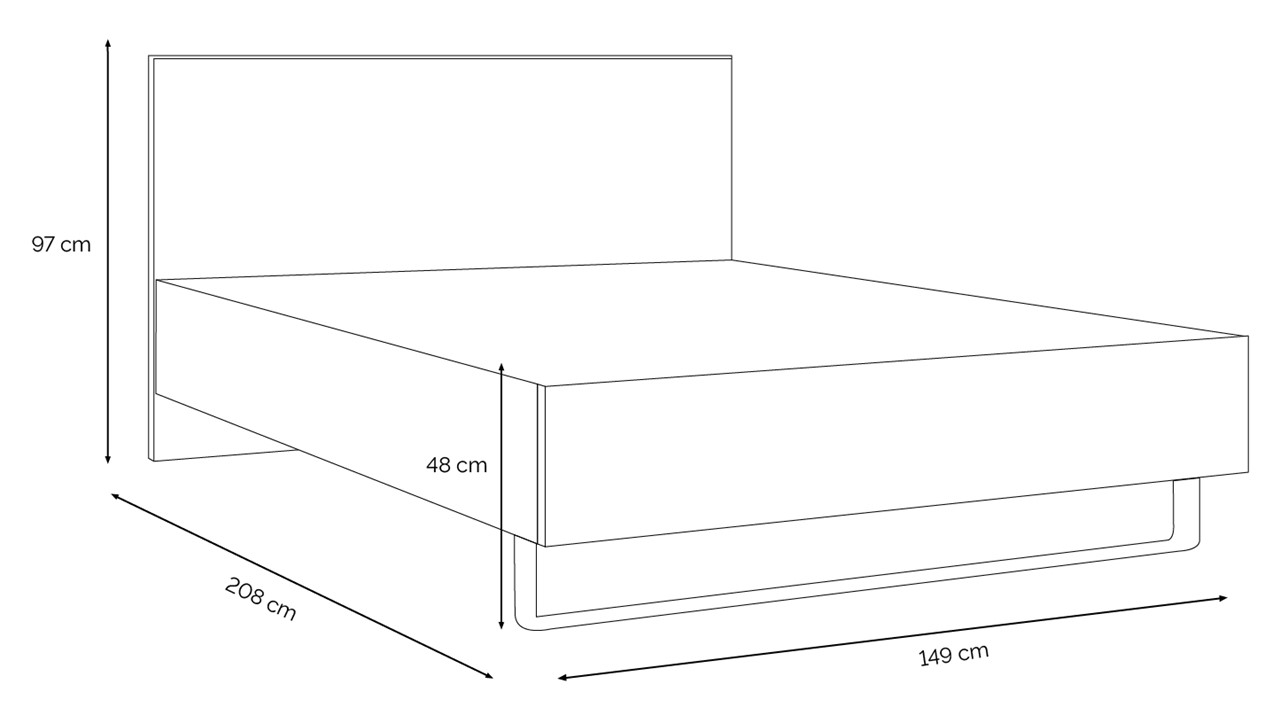 Bed Craft eiken