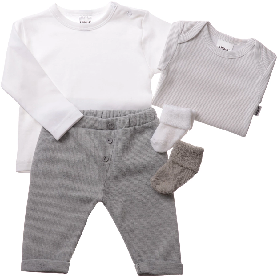 Liliput Babyset 5-teilig weiß grau