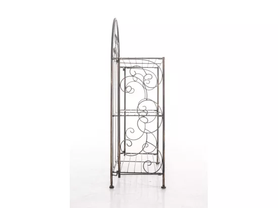 Étagères sur pied - Métal - 45.5 x 24 x 81.5cm - Bronze - Rosa