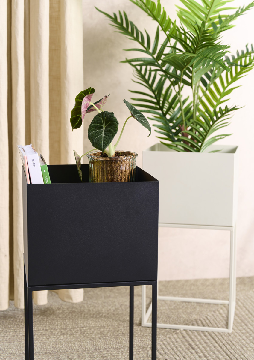 Plantenbak Xam metaal Xam staande metalen plantenbak zand - 28 x 55 cm