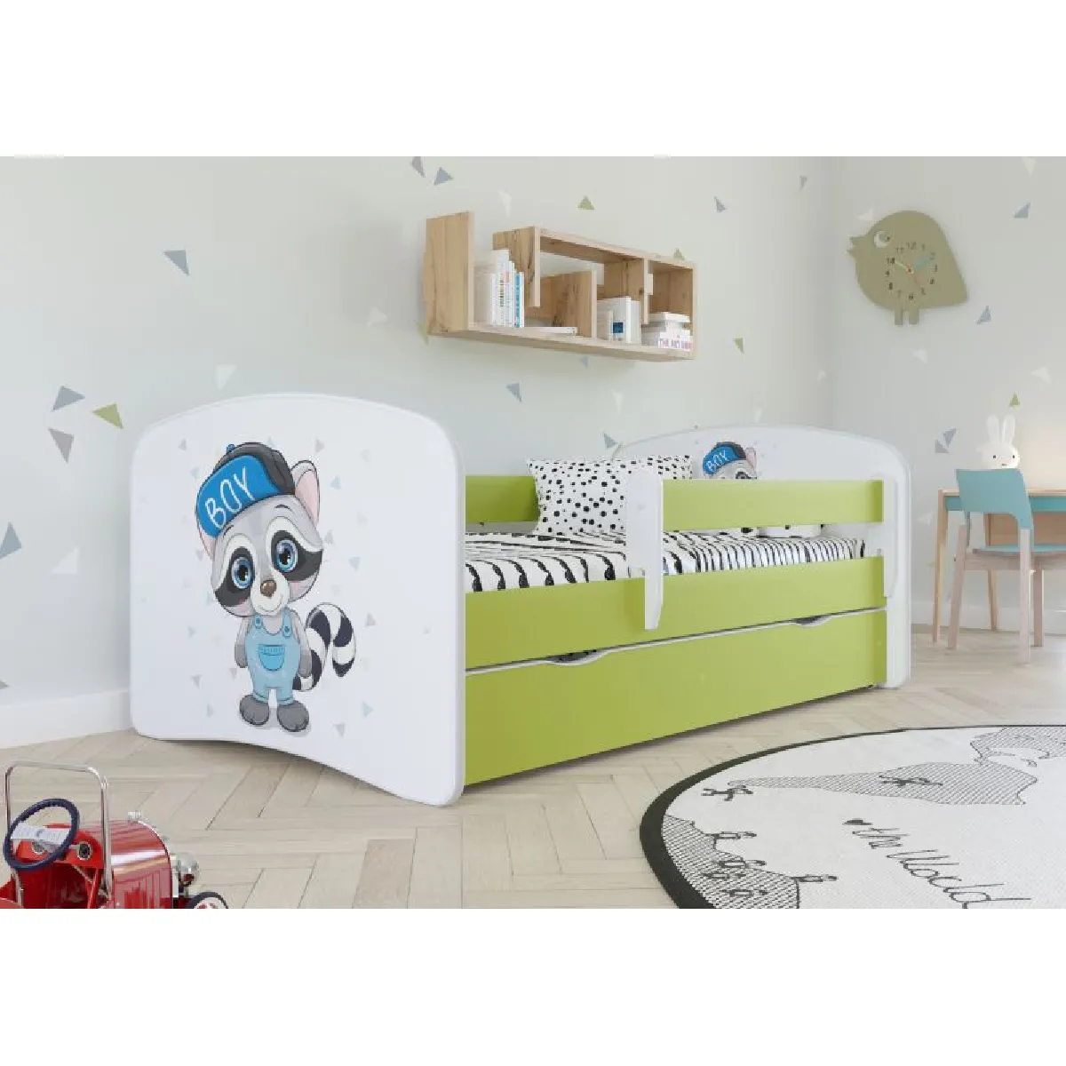 Lit Babydreams Cabanon Vert - 160x80 cm