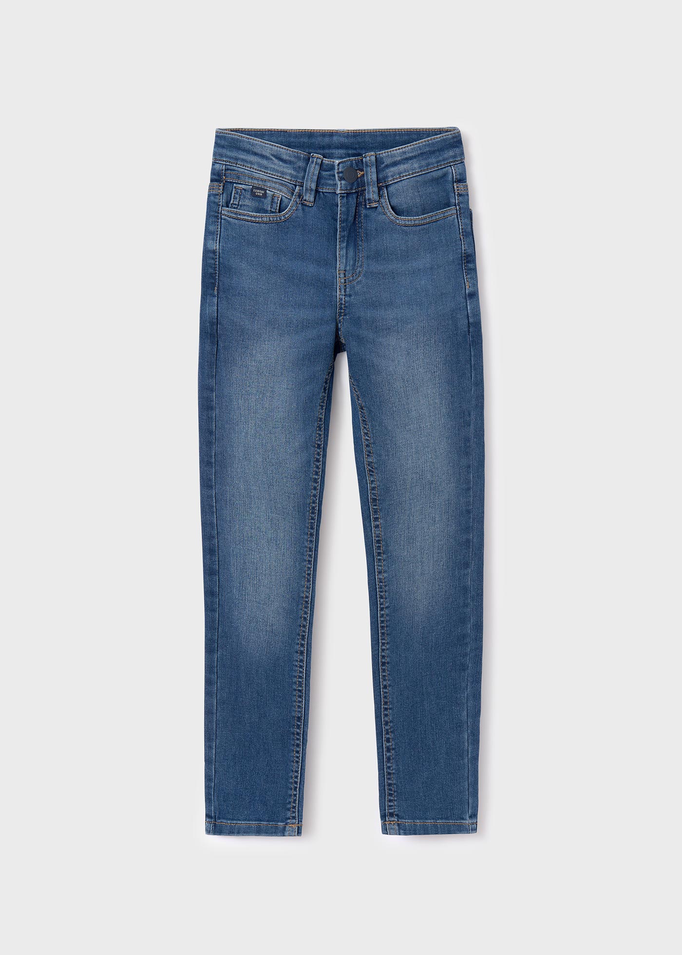 Calça jeans skinny de algodão da Better Cotton para meninos