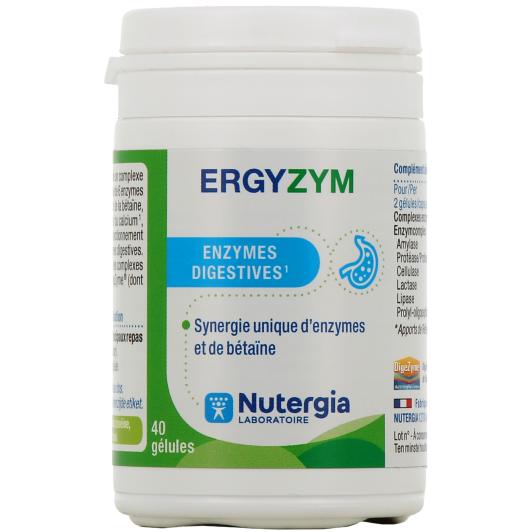 Nutergia Ergyzym - Fonctionnement Normal des Enzymes Digestives