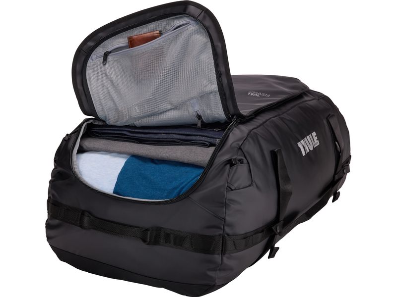 Thule Duffle Bag Chasm 130 l, Black Reisetasche und Rucksack in einem