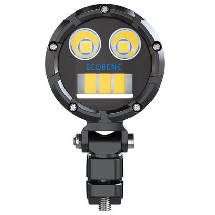 Feux Sifam Additionnels 2x45w longue portée à commande sans fil Universel - Noir