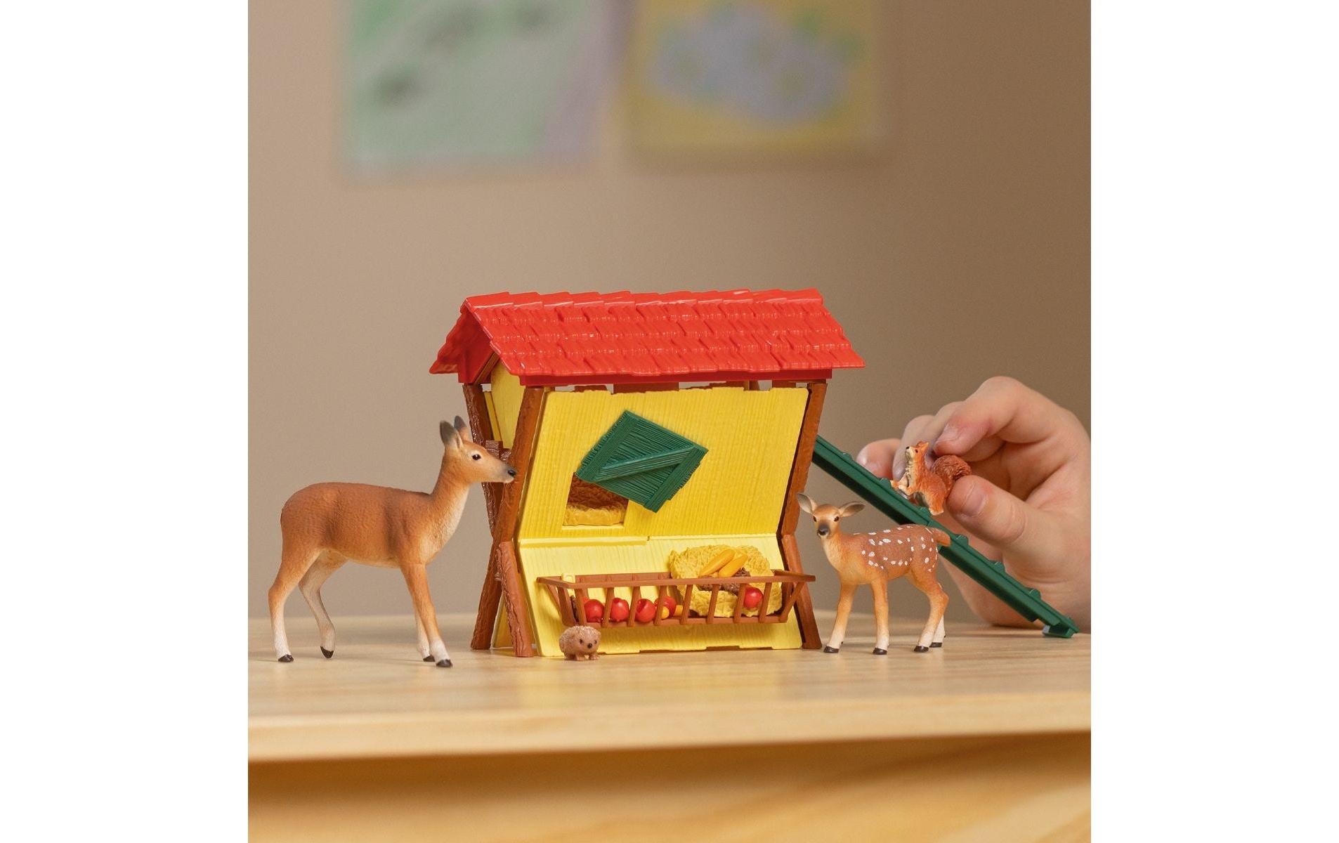 Spielfigurenset Farm World Fütterung der WaldtiereSpielset mit 39 Teilen