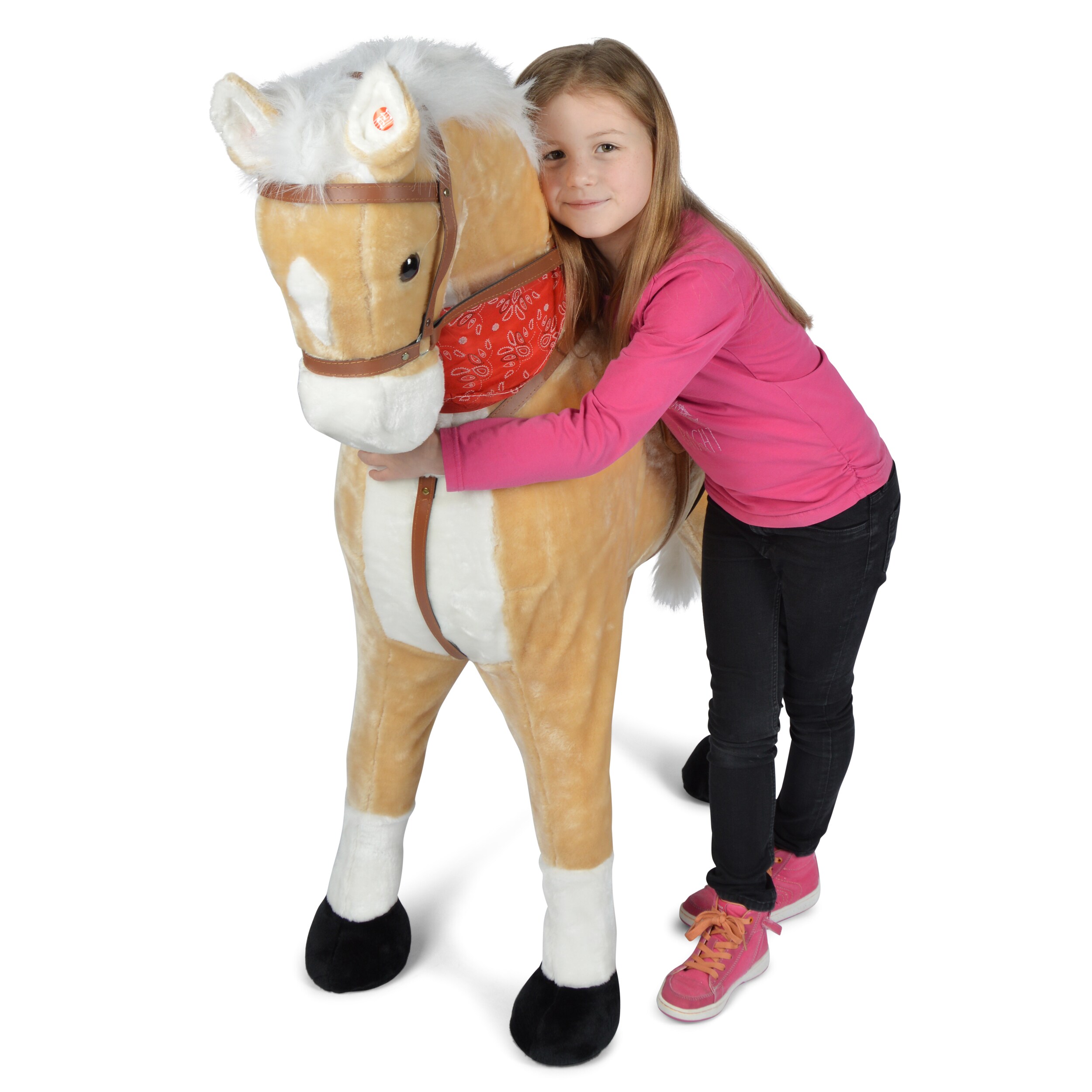 Pink Papaya XXL Stehpferd für Kinder Sternchen 125 cm
