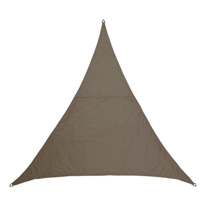 Voile d'ombrage triangulaire ELYORA Gris Ardoise