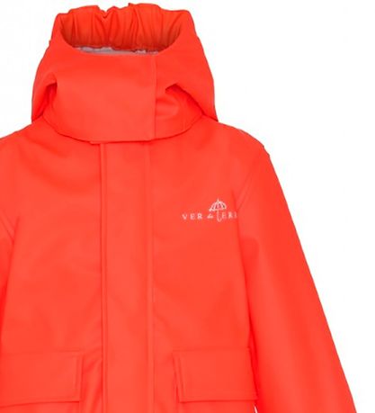Ver de Terre Regenkleidung m. Träger - PU - Würzige Orange