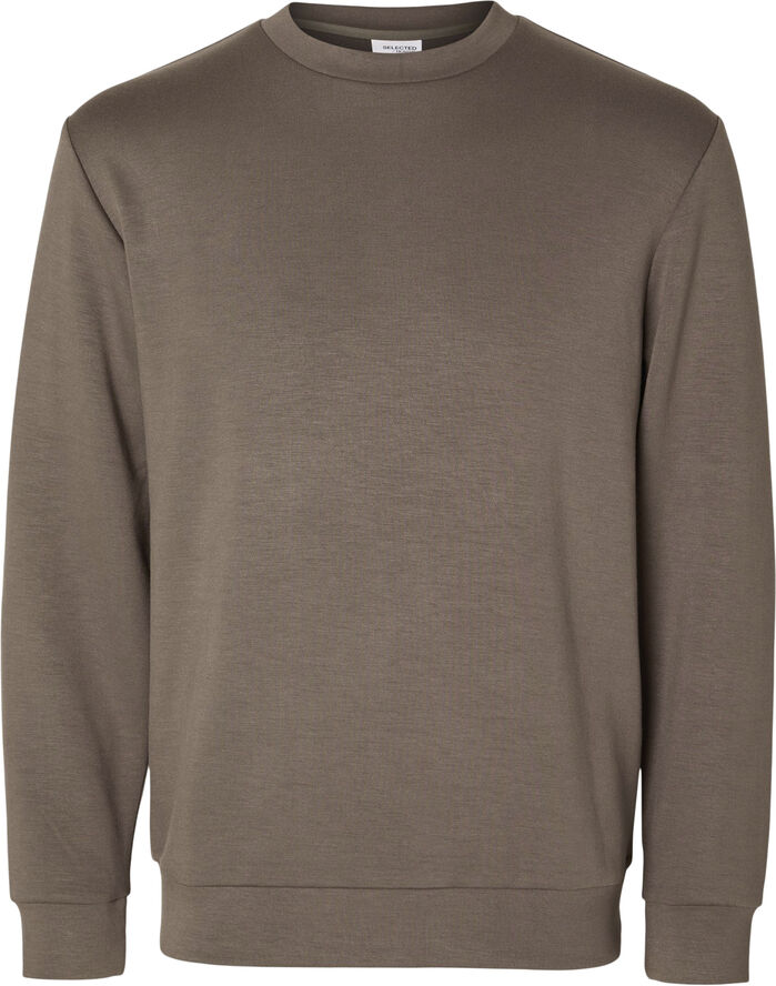 Selected Homme SLHEMANUEL SOFT CREW NECK SWEAT NOO Morel