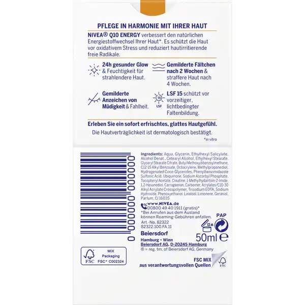Q10 Energy Anti-Falten Tagespflege LSF15