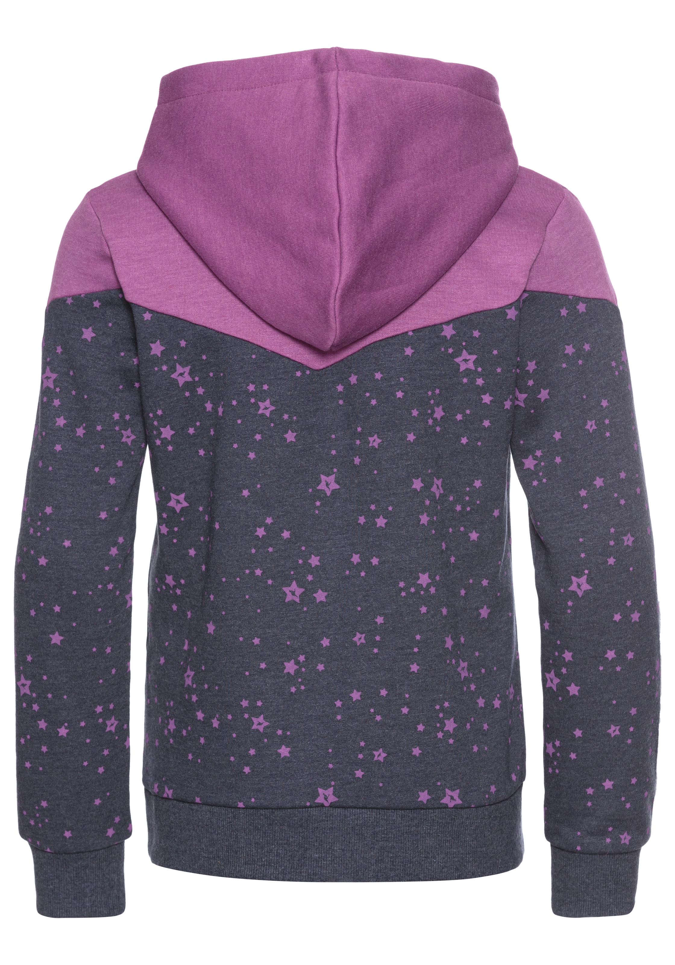 KangaROOS Kapuzensweatshirt »mit süssem allover Druck«, , Hoodie für Mädchen