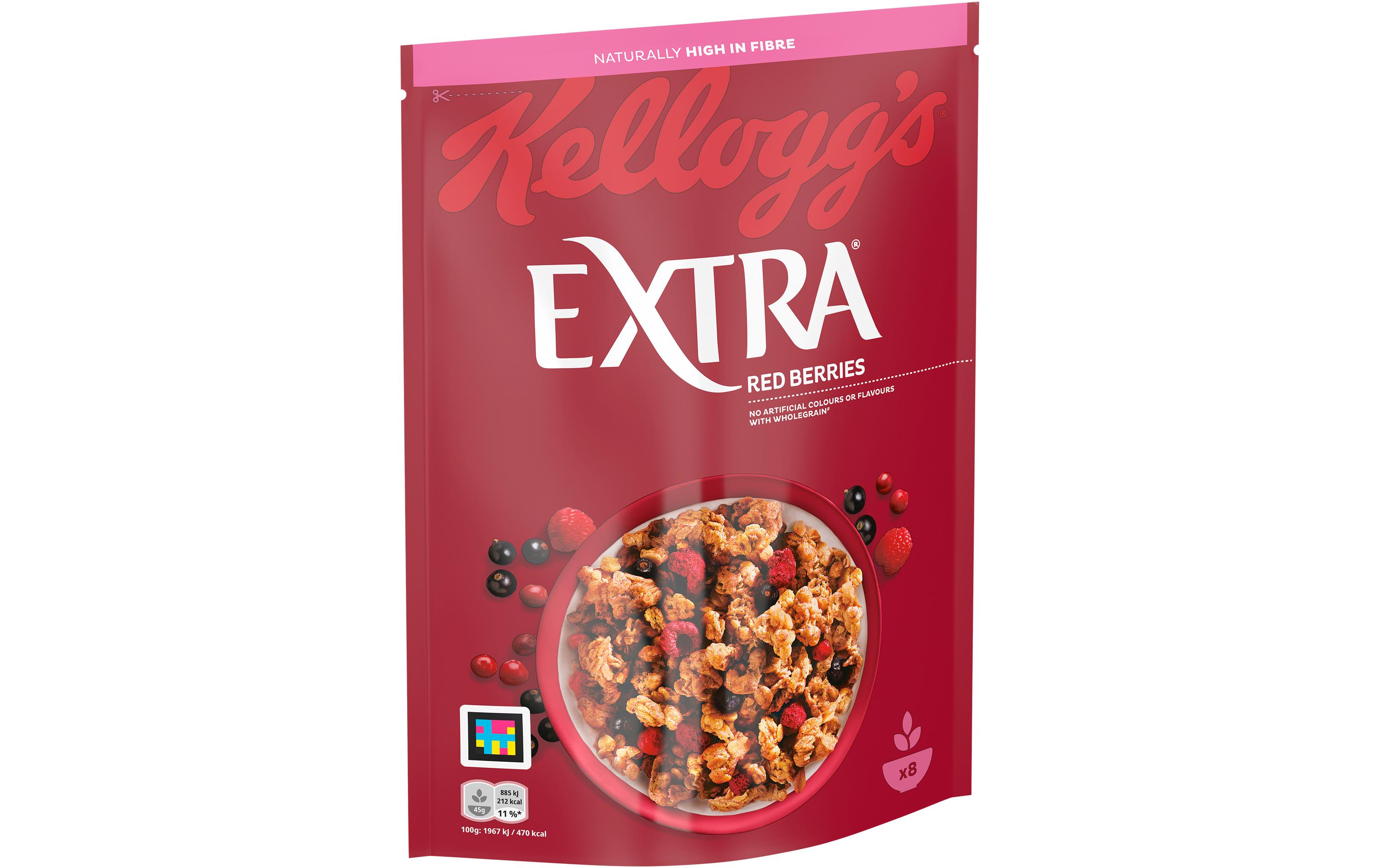 Müesli Extra Red Berries 400 gFeiner Müeslimix mit Haferflocken und Trockenfrüchten