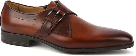 Giorgio Scandicci Schoen Bruin Monk Strap HE38201-110 Noce kopen