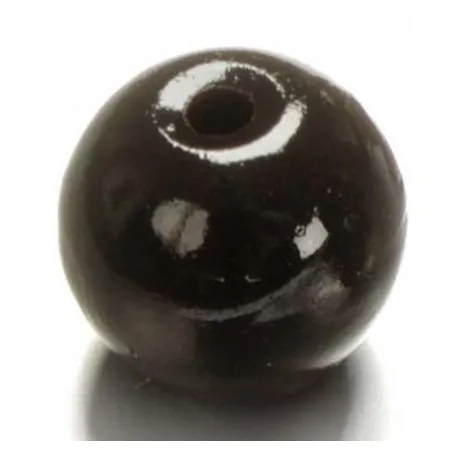 Knorr Prandell Glasrundperle, schwarz Größe: 10 mm