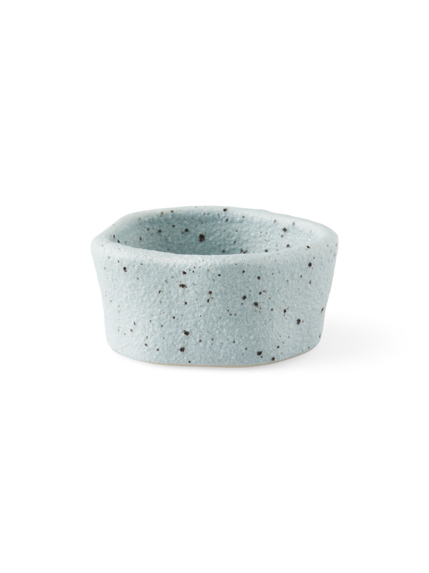 Fyrfadsstage | Stentøj. Ø5 x 2,5 cm. | Ice Blue