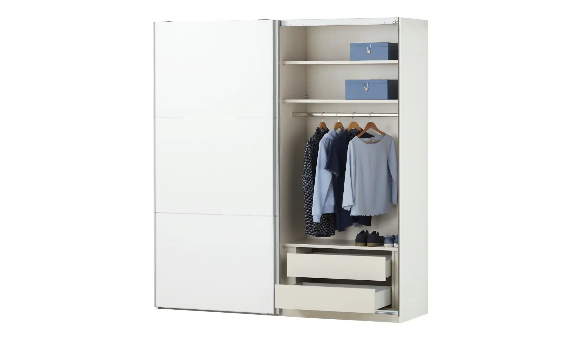 Schwebetürenschrank inkl. Innenausstattung Ensenso