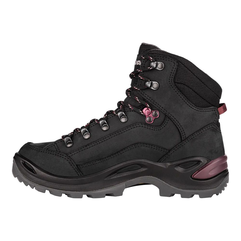 Lowa RENEGADE GTX MID - Chaussures randonné Femme black/prune