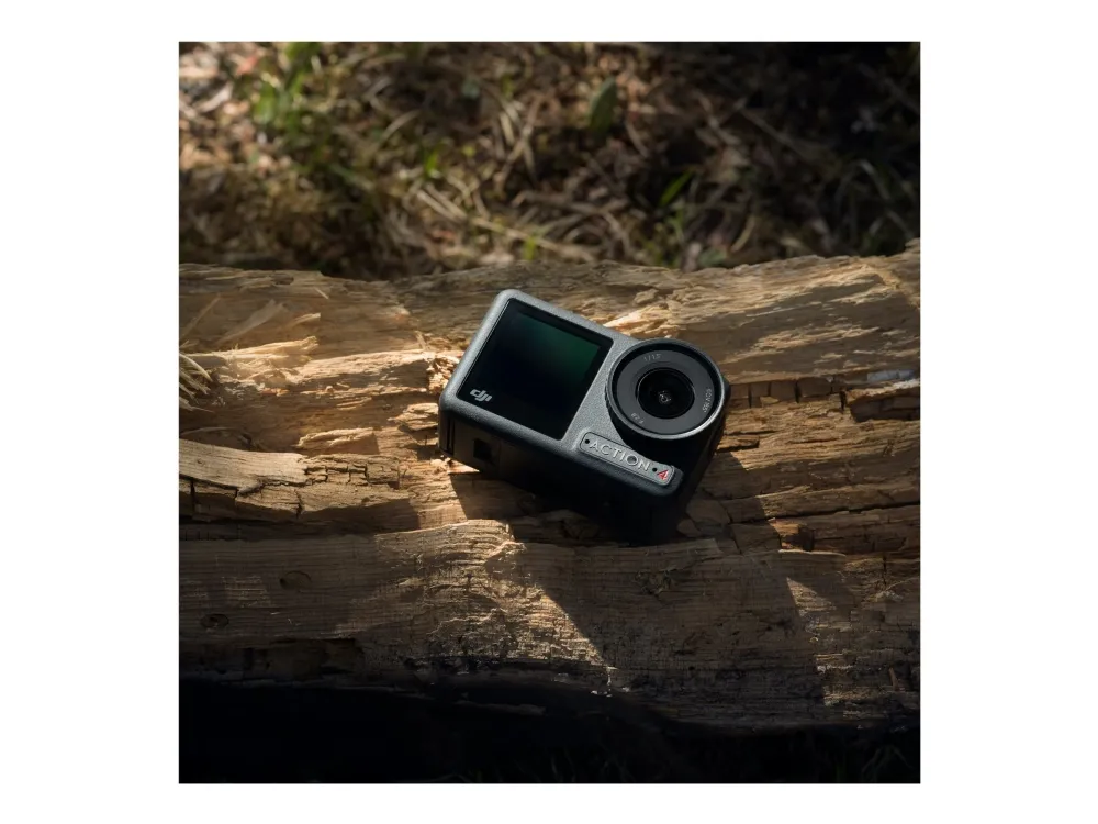 DJI Osmo Action 4 - Action-kamera - 4K / 120 fps - Wi-Fi, Bluetooth - undervands op til 18 m