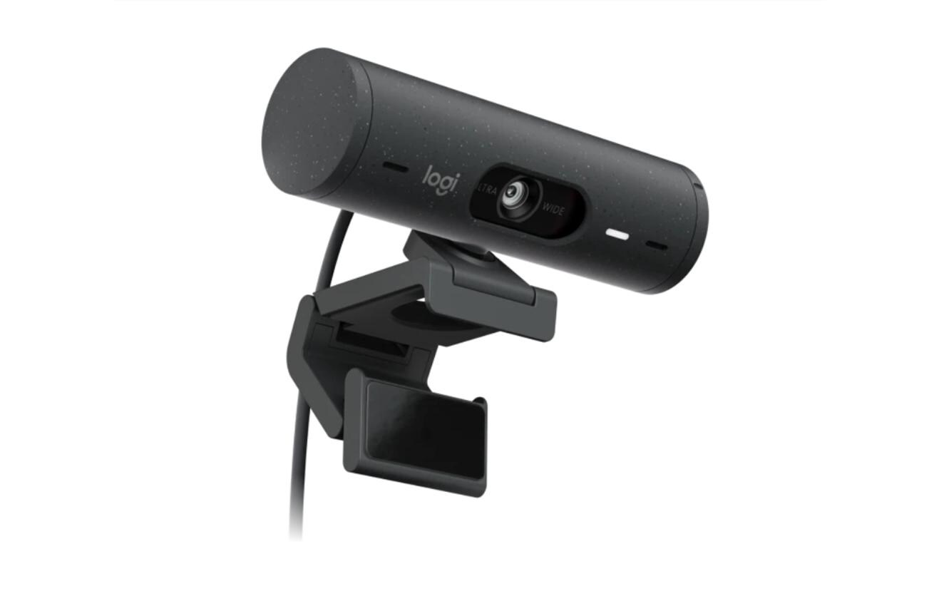 Webcam Brio 505 Graphite 1080P 30 fpsFull HD 1080p Webcam mit Belichtungskorrektur, Auto-Framing und Show-Modus