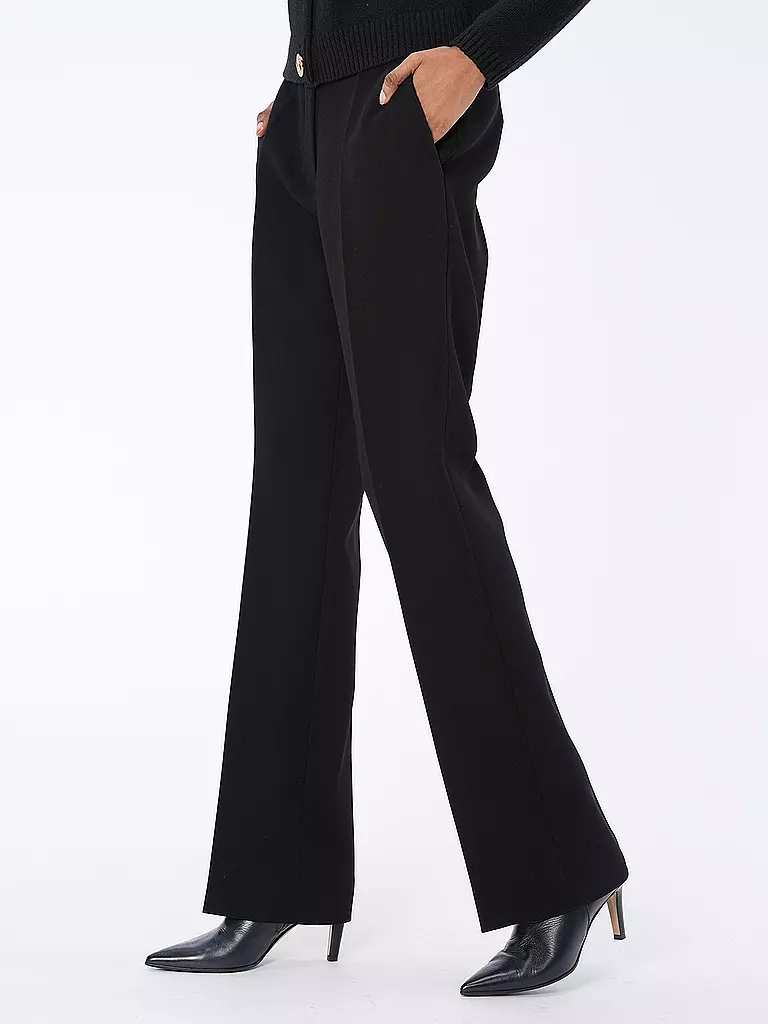 TORY BURCH Hose Flared Fit schwarz