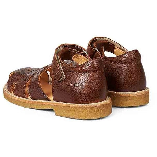 Sandal M. Velcrolukning Mellembrun