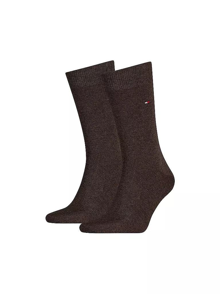 TOMMY HILFIGER Socken 2-er Pkg. oak braun