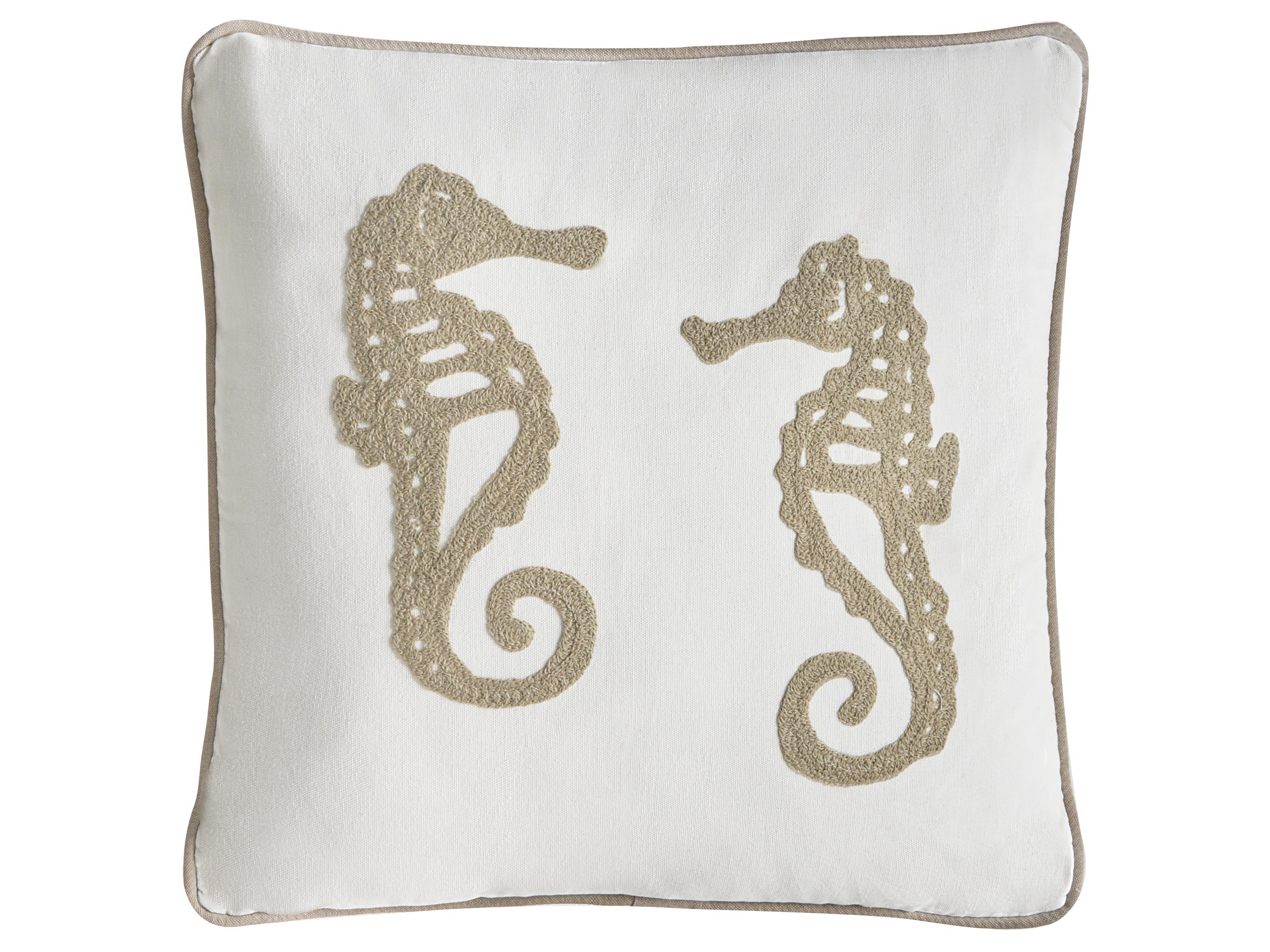 Set van 2 sierkussens SINDORA Katoen 45 x 45 cm Wit dierenprint