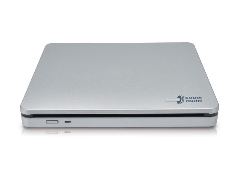 LG DVD-Brenner GP70NS50.AHLE10B, retail, silber Portables Slimline-Laufwerk mit Slot-In-Aufnahmemechanismus