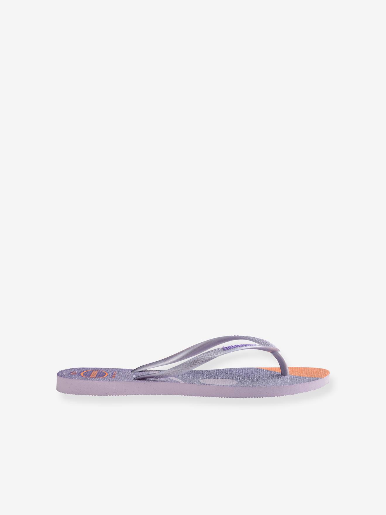 Chinelo infantil Slim Palette Glow HAVAIANAS lilás