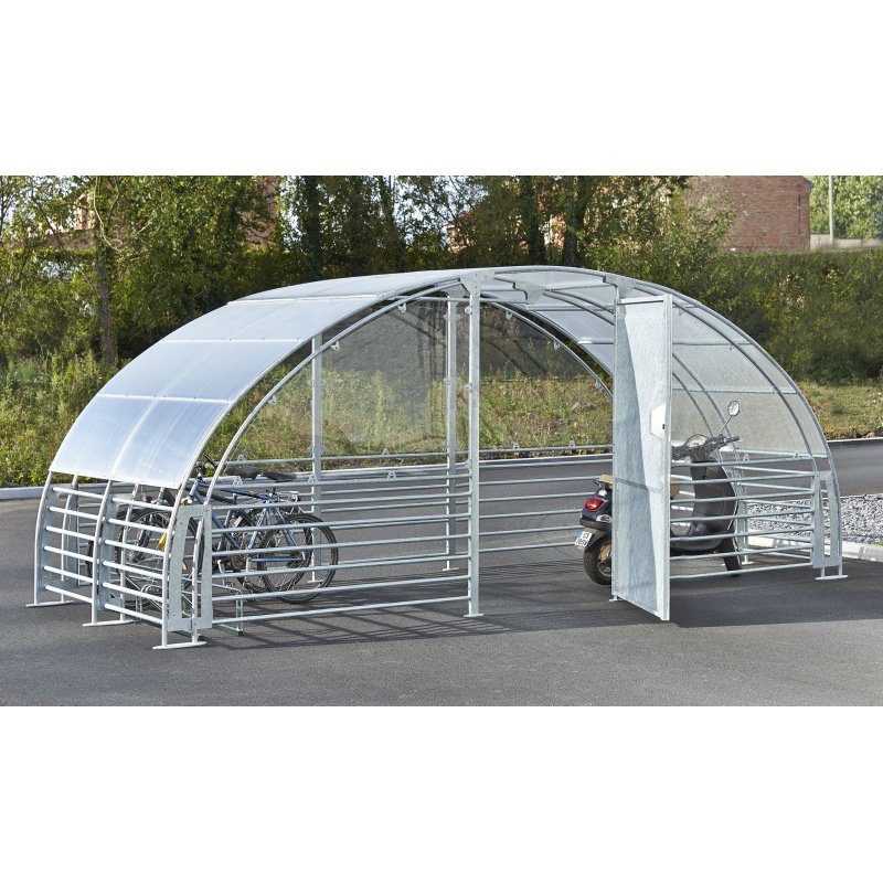 Abri 12 vélos fermé