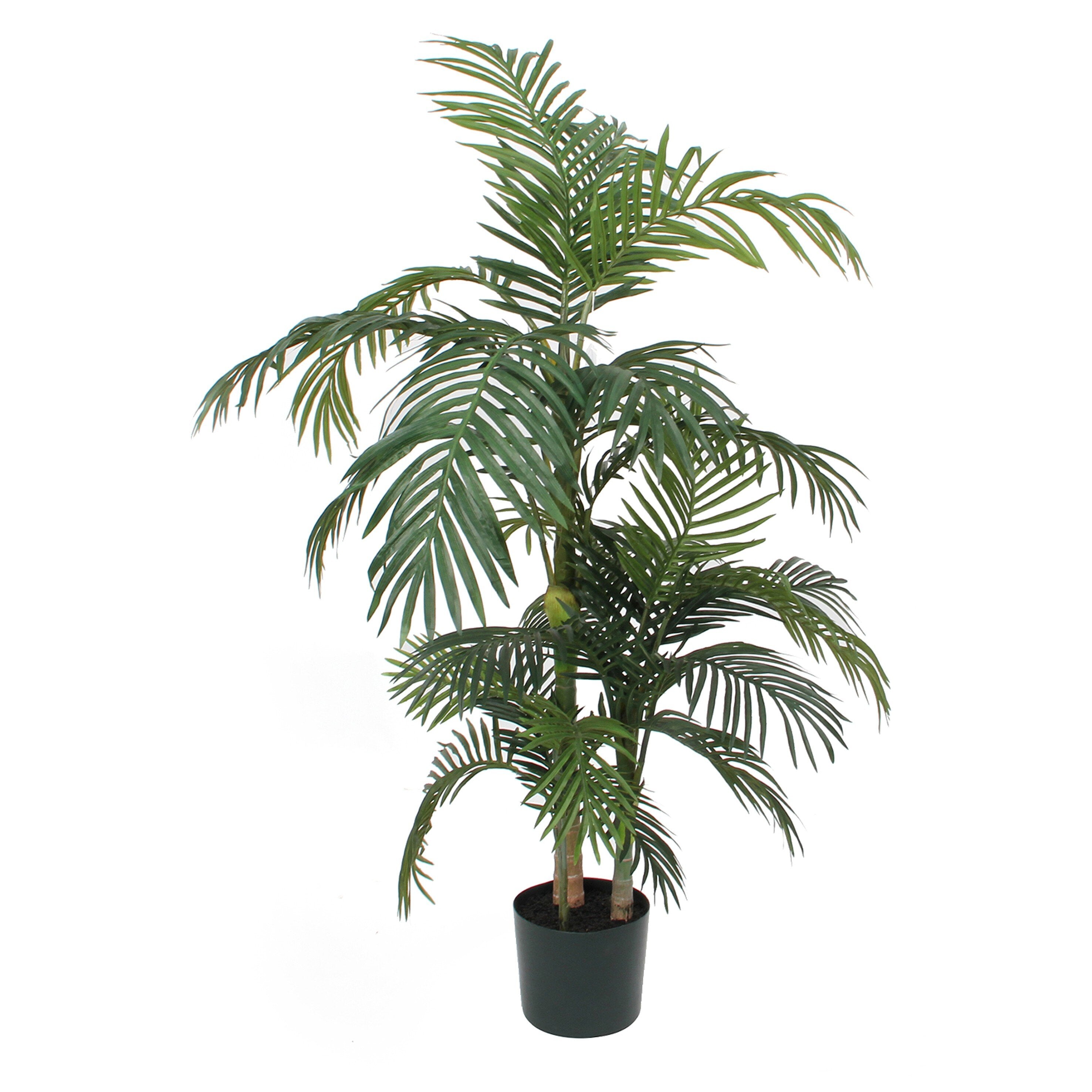 Mica Decorations Areca palm groen in plastic pot - h150xd100cm