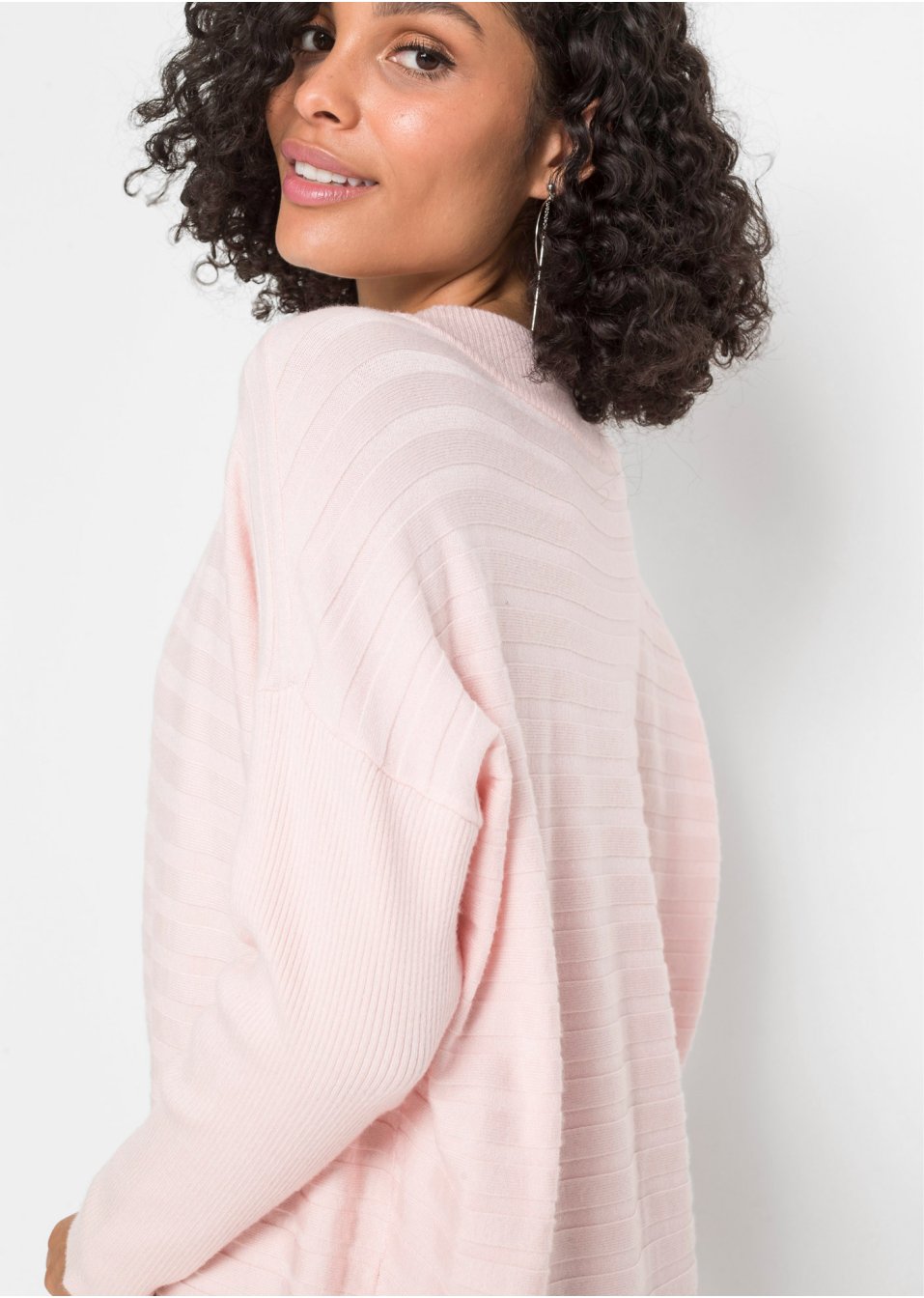 Pull côtelé oversize