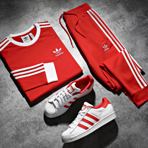 Baskets Superstar GZ3741 Cloud White Vivid Red