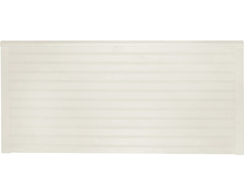 Konsta Diamond voortuinhek, 180 x 90 cm, crèmewit