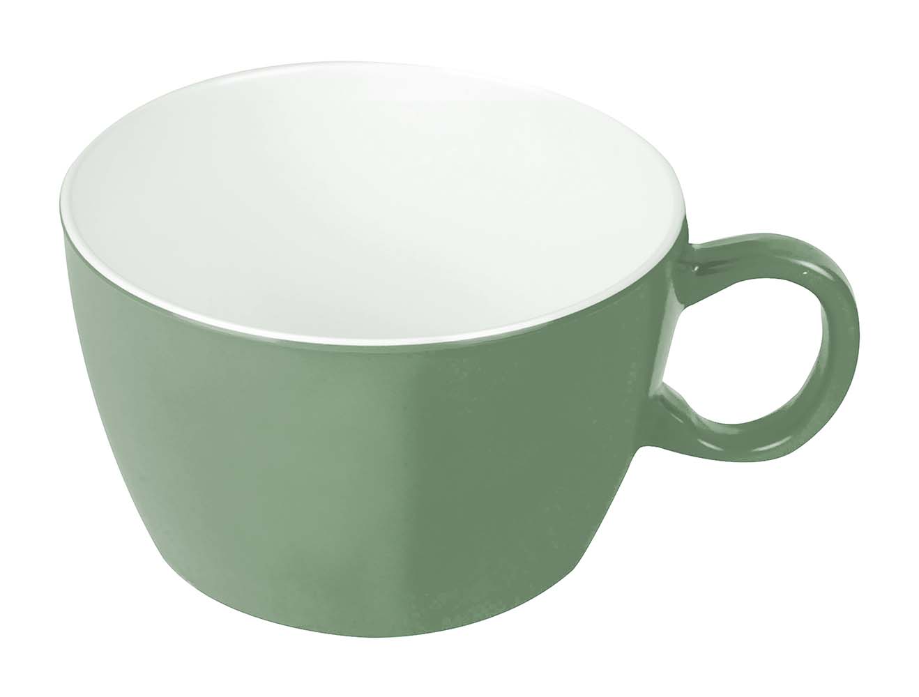 Bo-Camp Two-Tone Set van 4 melamine soepkommen - Green