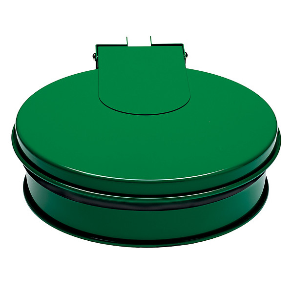 Support sac poubelle Tondo avec couvercle vert